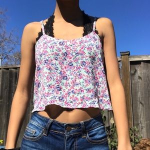 floral tank top